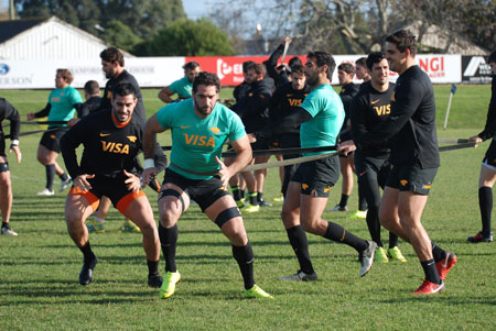 Las fotos del entrenamiento de Jaguares en el Linwood RC