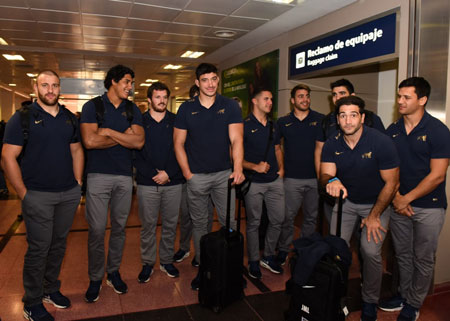 Las imágenes de la llegada de Los Pumas a Salta