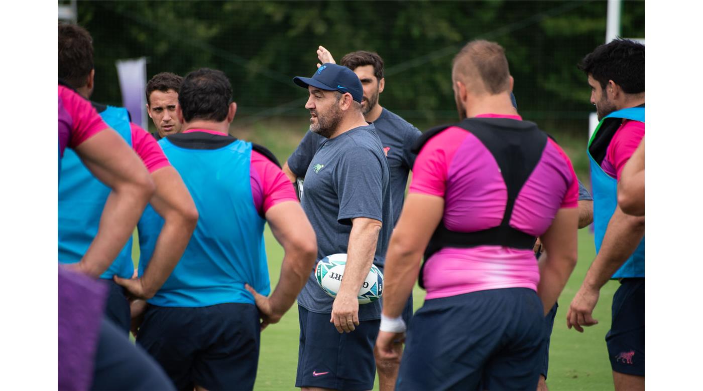 Las fotos de un nuevo entrenamiento de Los Pumas en Japón