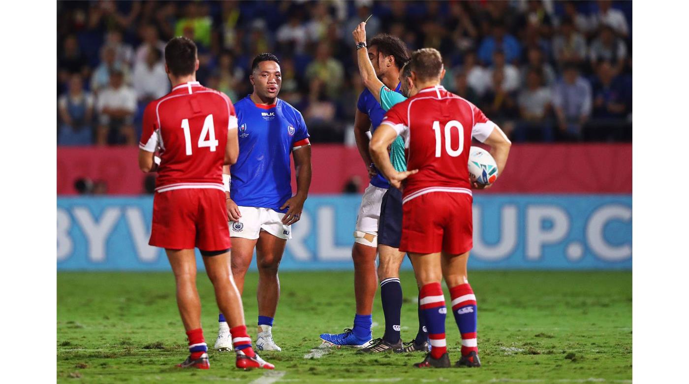 Dos jugadores de Samoa fueron citados por juego sucio