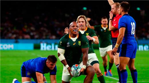 Sudáfrica derrotó ampliamente a Italia