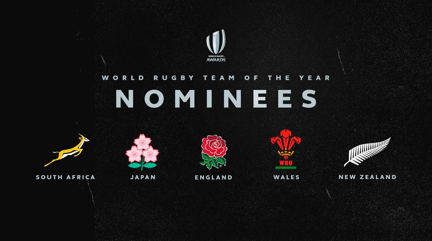Anunciaron a los nominados al mejor equipo y al entrenador del año de World Rugby
