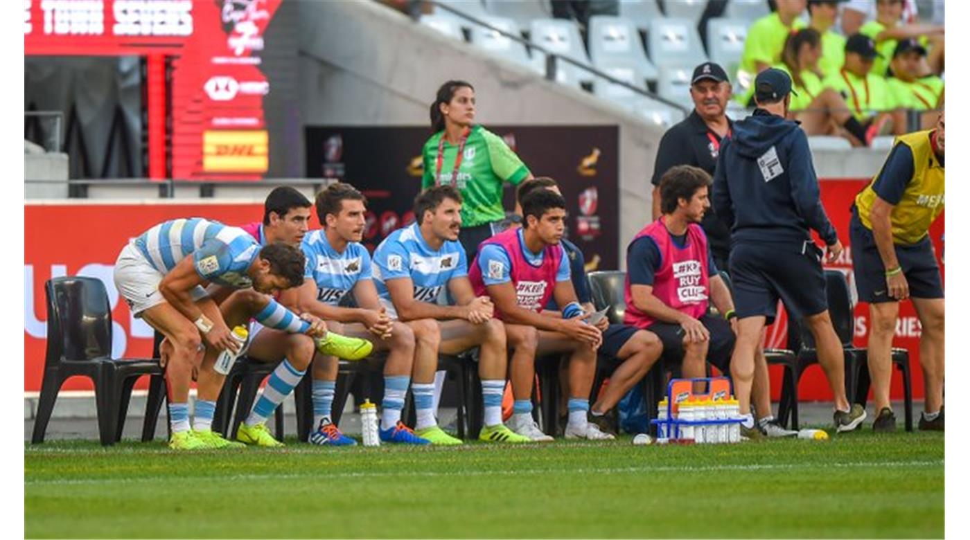 El grupo de Los Pumas 7s para el Seven de Hamilton