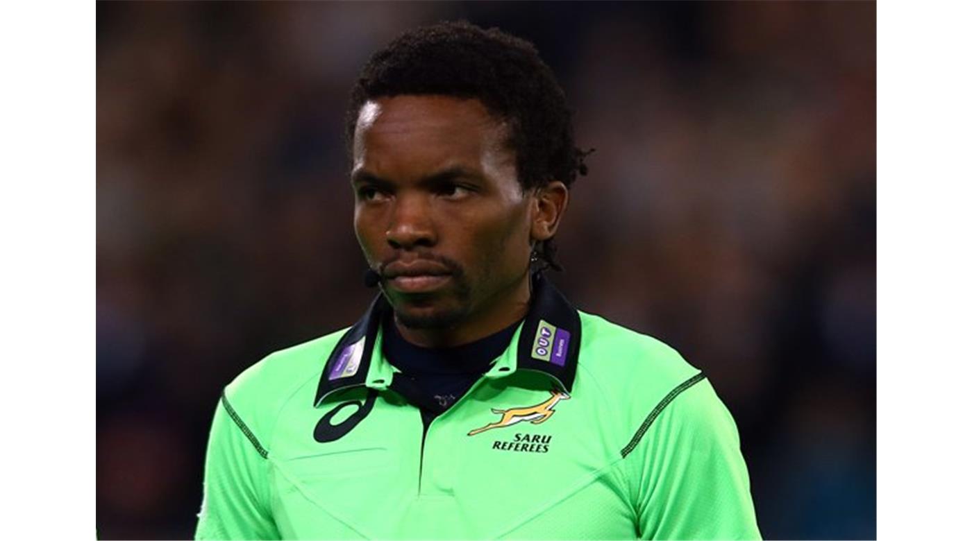 Rasta Rasivhenge será el árbitro en el debut de Jaguares ante Lions