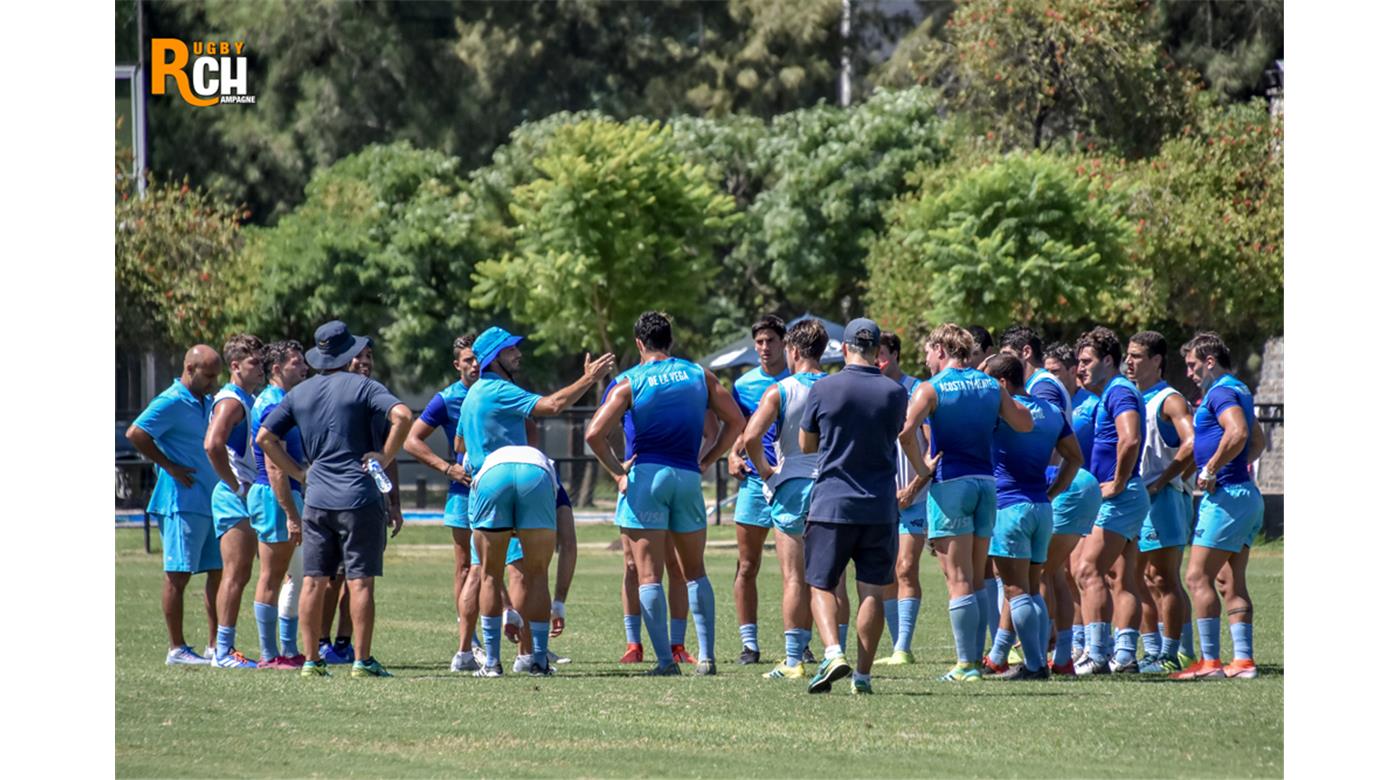 Las imágenes del entrenamiento de Los Pumas 7s en Deportiva Francesa