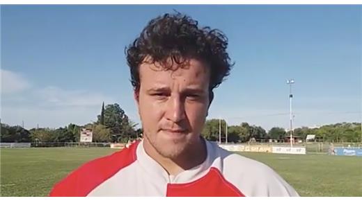 Lucas Riondini: "Estos partidos nos sirven para aprender"