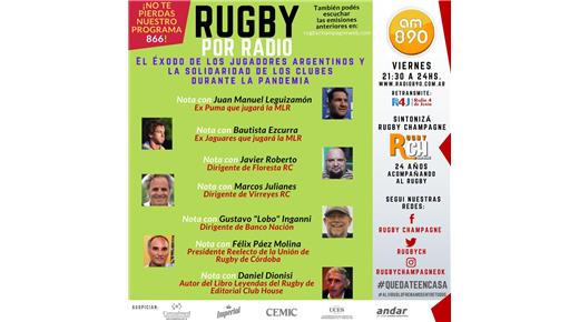 Reviví el programa 866 de Rugby Champagne
