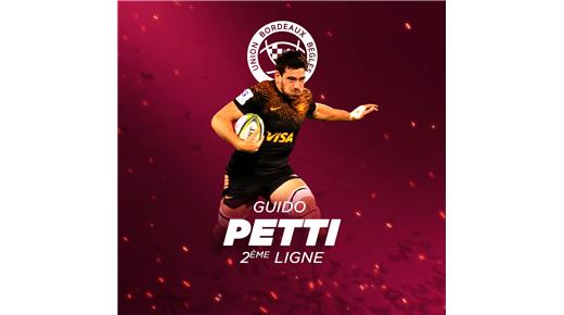 Francia: Bordeaux Begles presentó a Guido Petti
