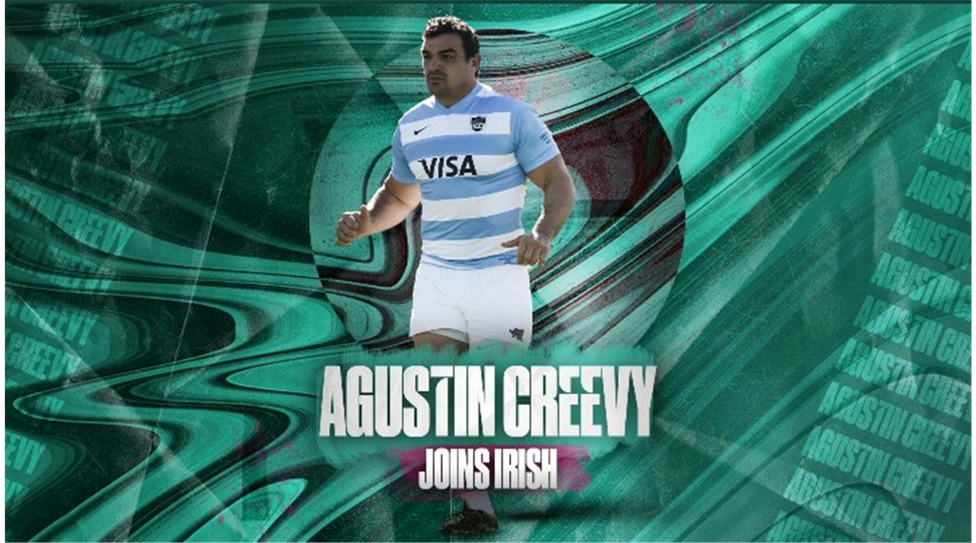 LONDON IRISH ANUNCIÓ OFICIALMENTE LA CONTRATACIÓN DE AGUSTÍN CREEVY