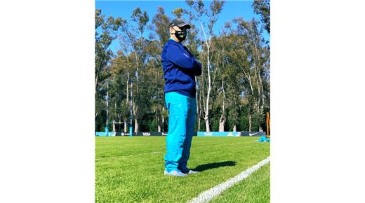 Marcelo Loffreda se sumó a la concentración de Los Pumas