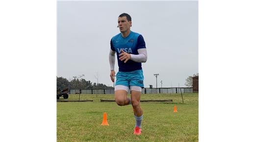 Un nuevo día de entrenamiento para Los Pumas