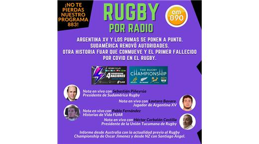 Hoy un nuevo programa de Rugby Champagne Radio