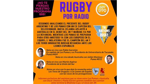 Reviví el programa de Rugby Champagne Radio