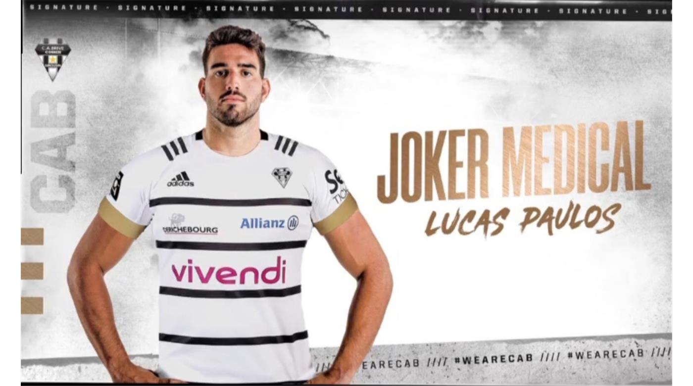 Lucas Paulos jugará en Brive