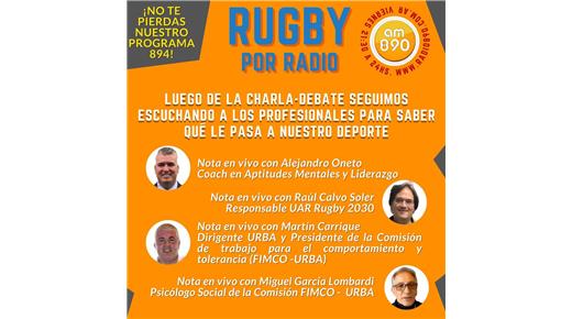 Reviví el programa de Rugby Champagne Radio