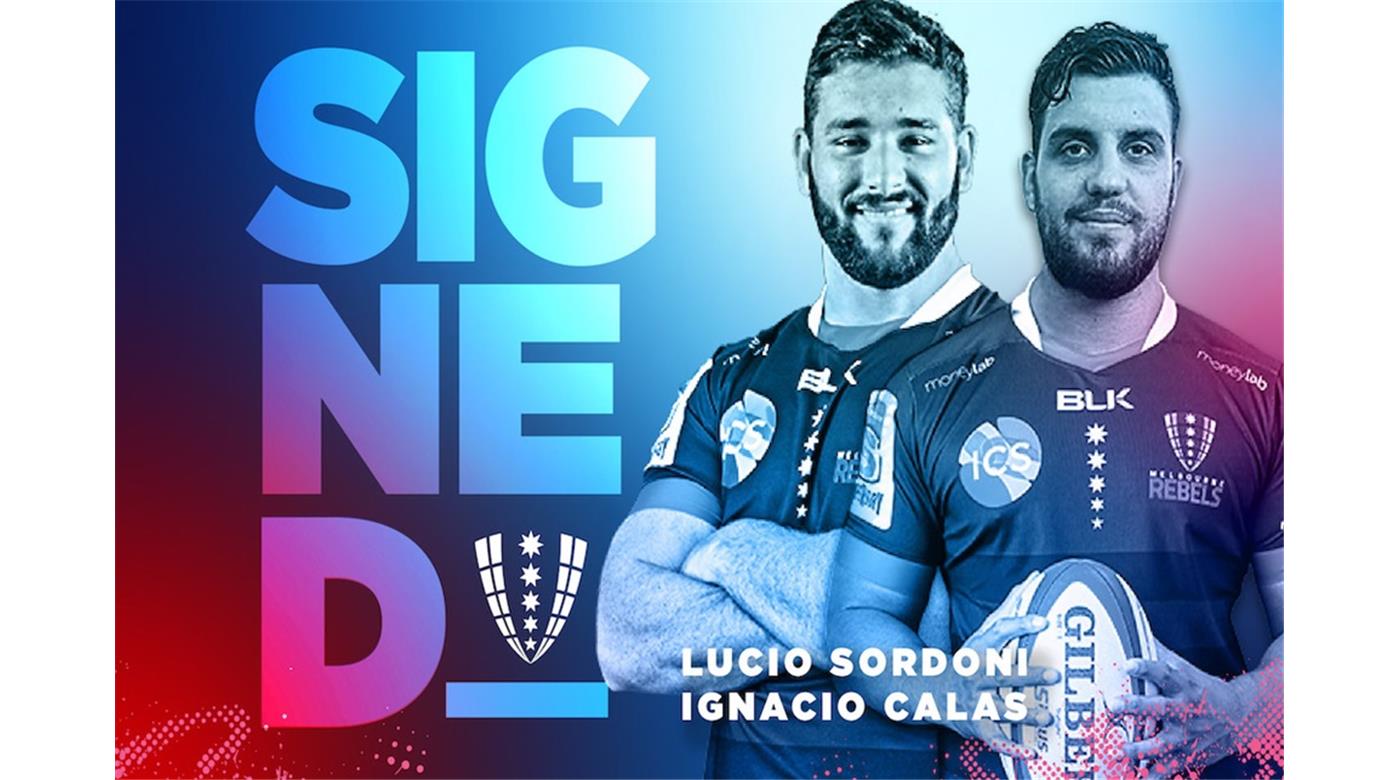 Lucio Sordoni e Ignacio Calas jugarán en Melbourne Rebels
