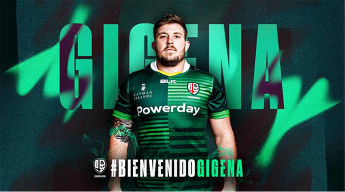 London Irish presentó a Facundo Gigena