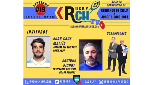 Hoy un nuevo programa de Rugby Champagne TV