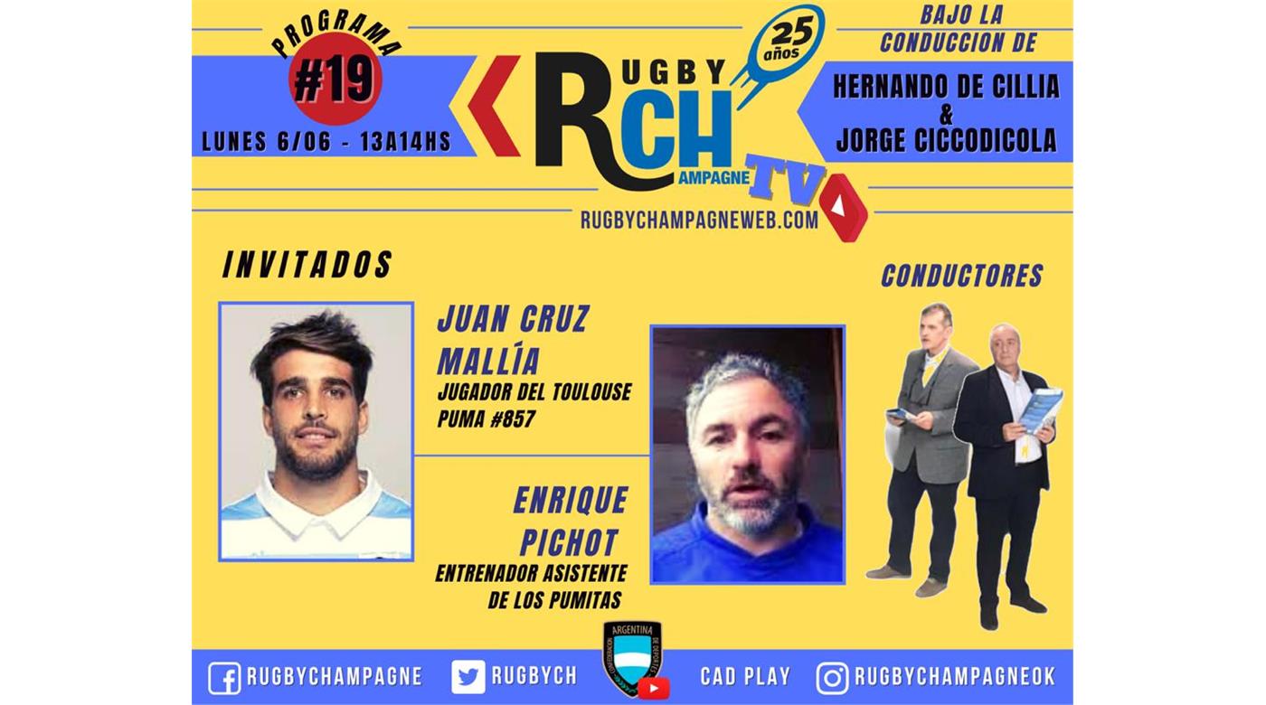Hoy un nuevo programa de Rugby Champagne TV