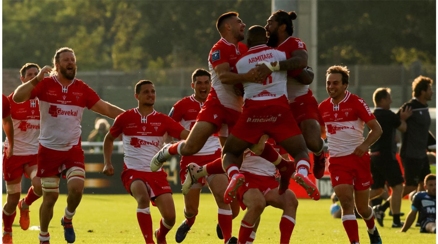 Biarritz ascendió al Top 14 en un partido no apto para cardíacos