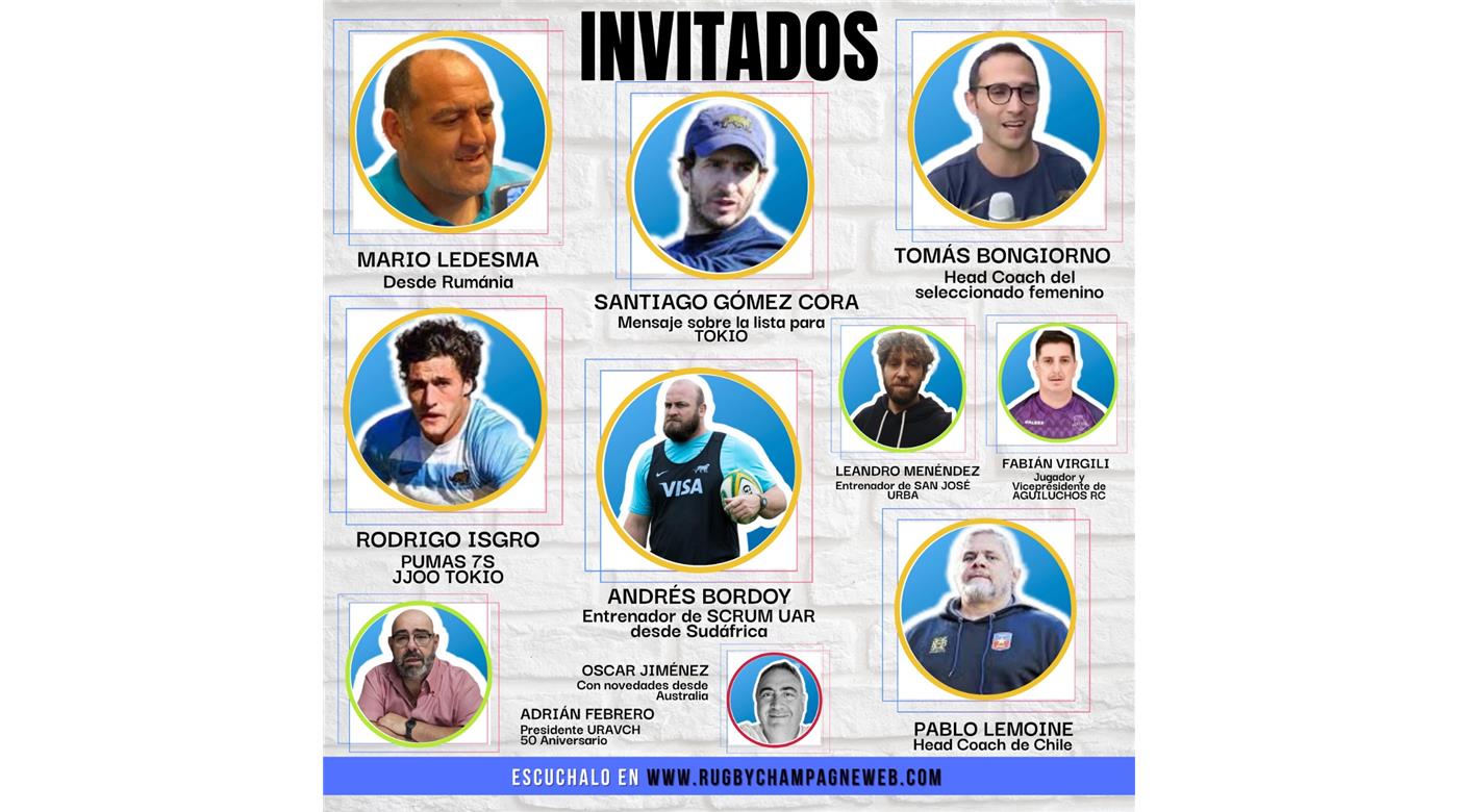 DESDE LAS 20, LLEGA UN NUEVO GRAN PROGRAMA DE RUGBY CHAMPAGNE RADIO 