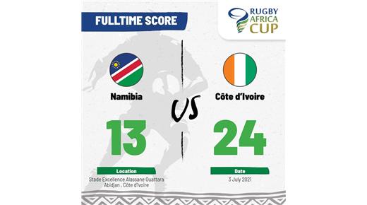 Costa de Marfil sorprendió a Namibia en la Copa África 
