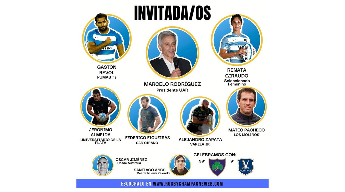 Hoy un nuevo programa de Rugby Champagne Radio