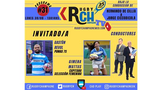Hoy un nuevo programa de Rugby Champagne TV