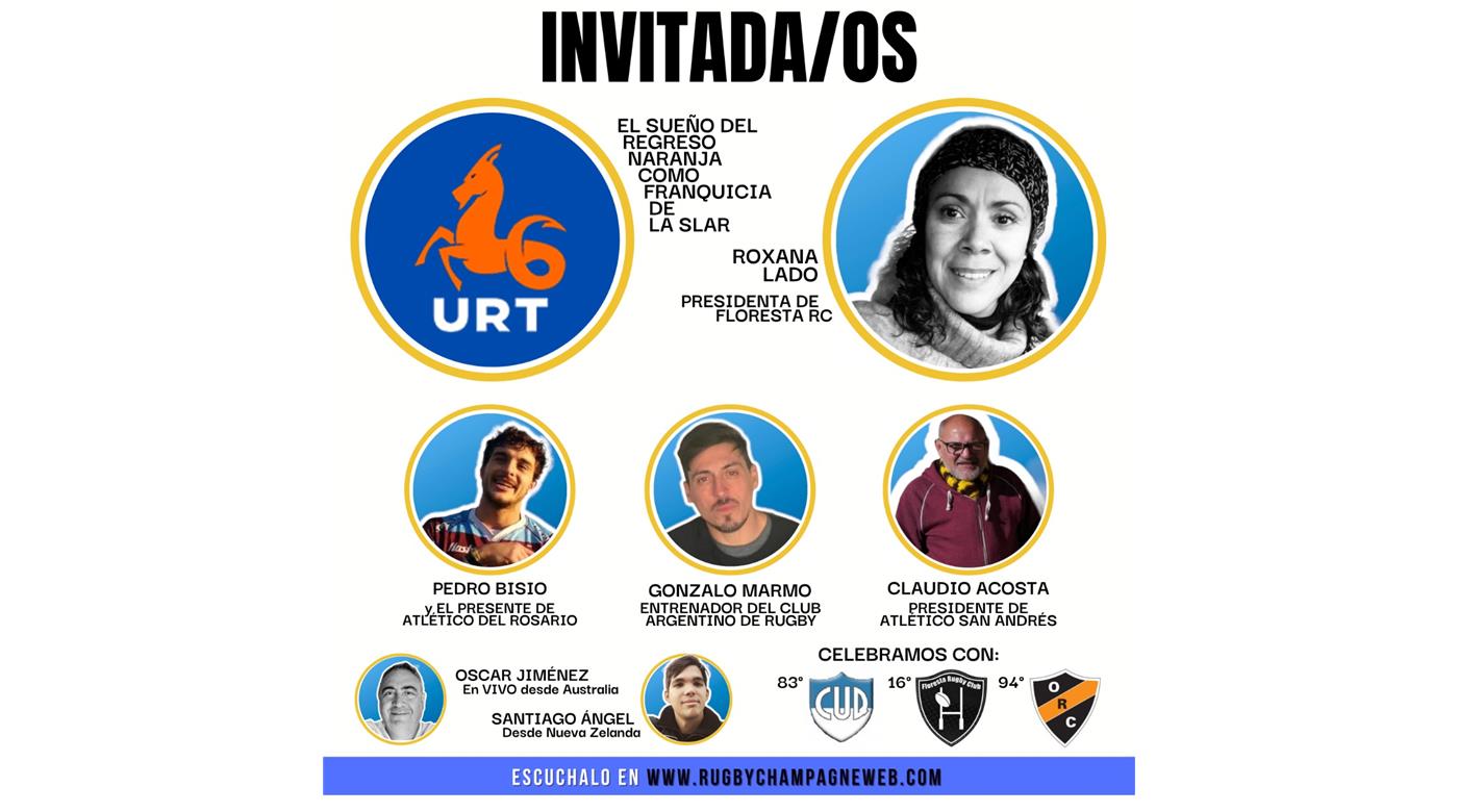 Hoy un nuevo programa de Rugby Champagne Radio