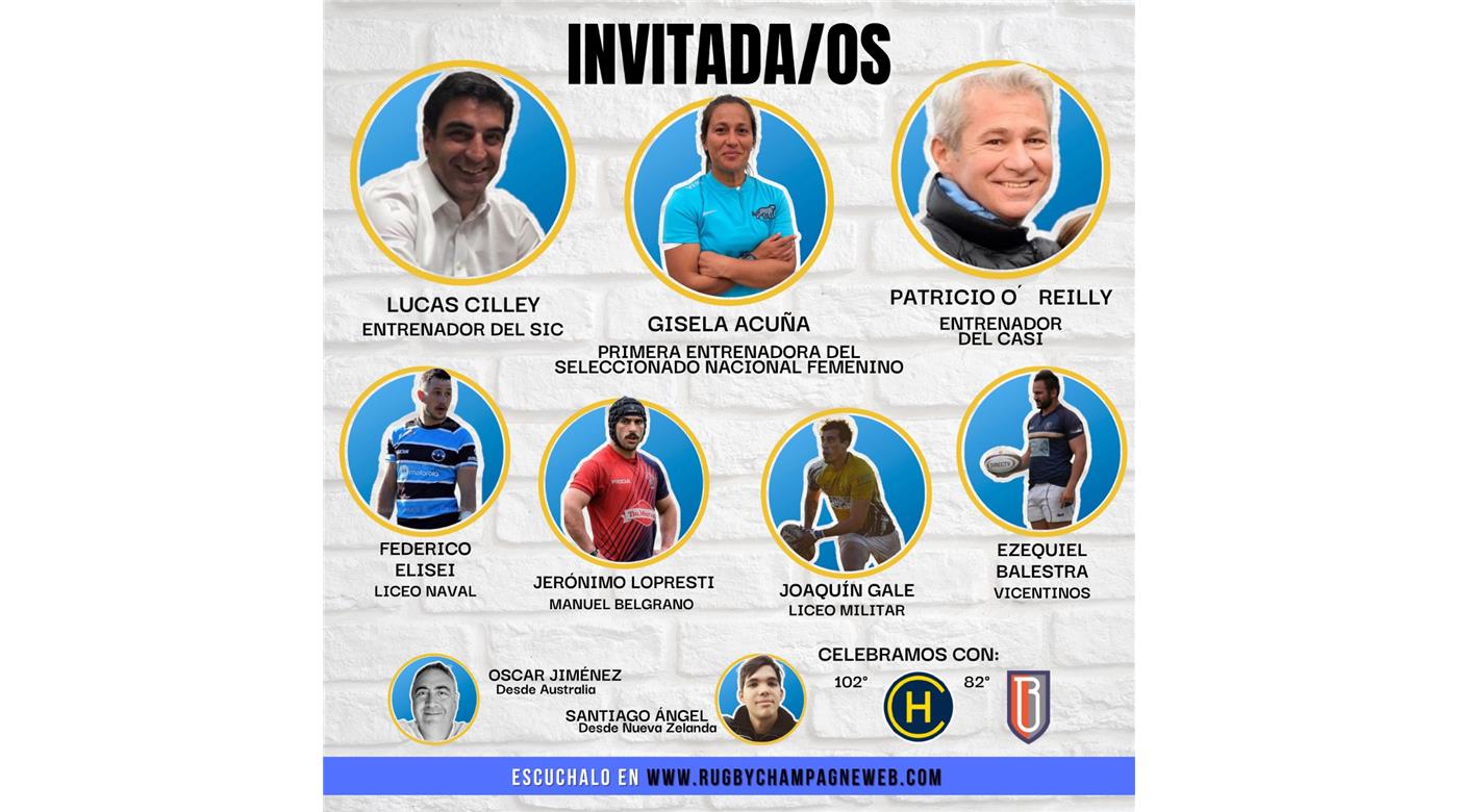 Hoy un nuevo programa de Rugby Champagne Radio