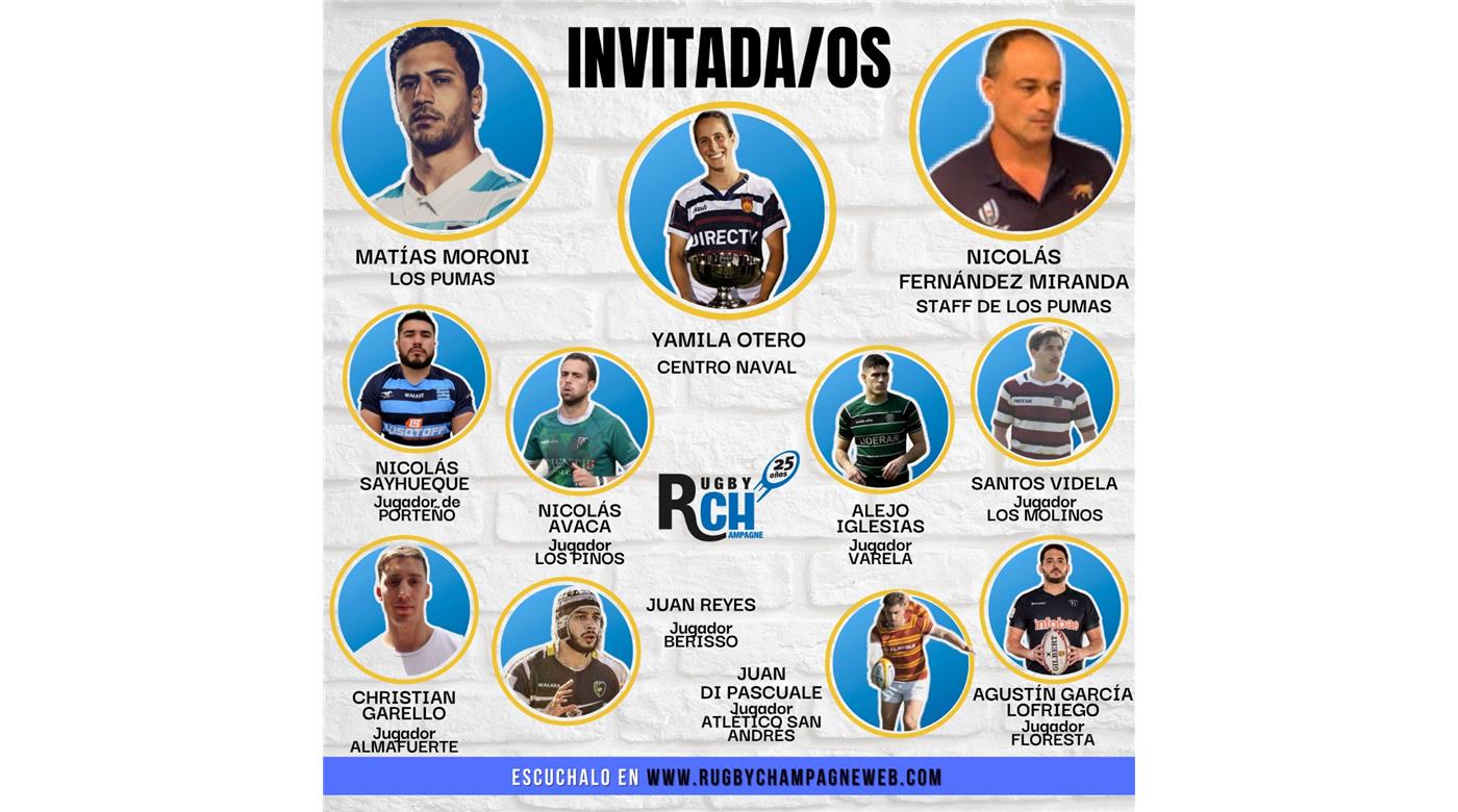 Hoy un nuevo programa de Rugby Champagne Radio