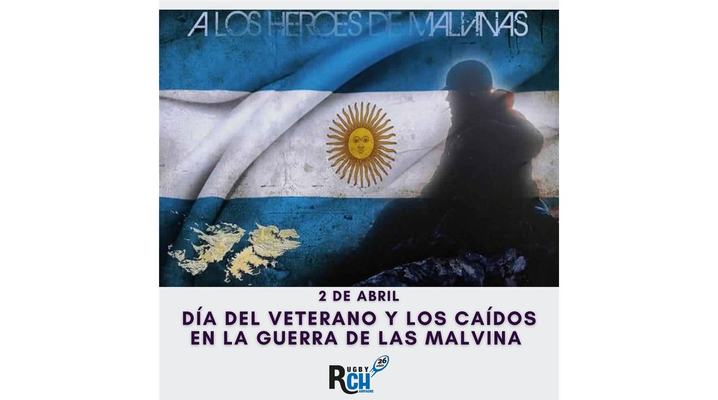 En el día del Veterano y de los Caídos en la Guerra de Malvinas el rugby realizó diferentes homenajes