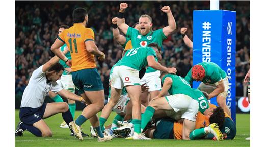 IRLANDA DERROTÓ CON LO JUSTO A AUSTRALIA 