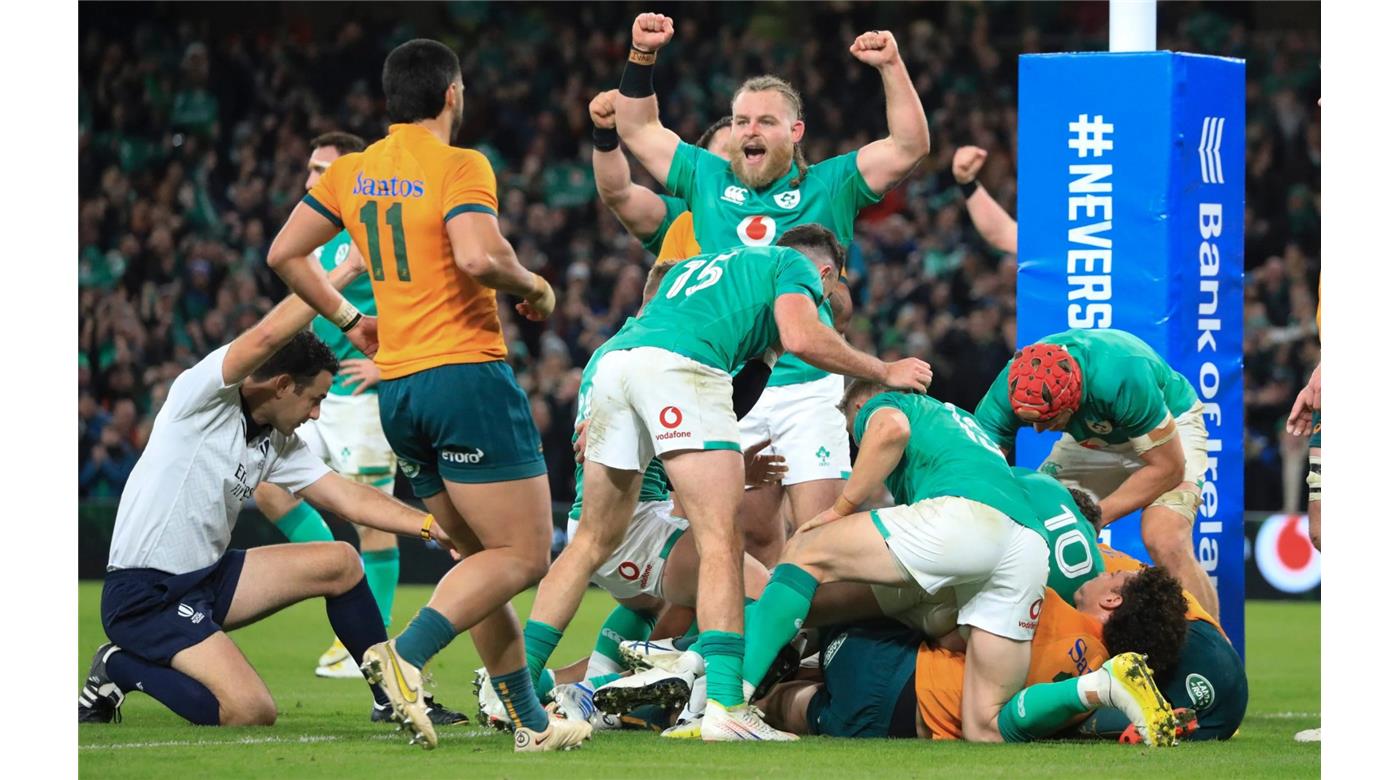 IRLANDA DERROTÓ CON LO JUSTO A AUSTRALIA 