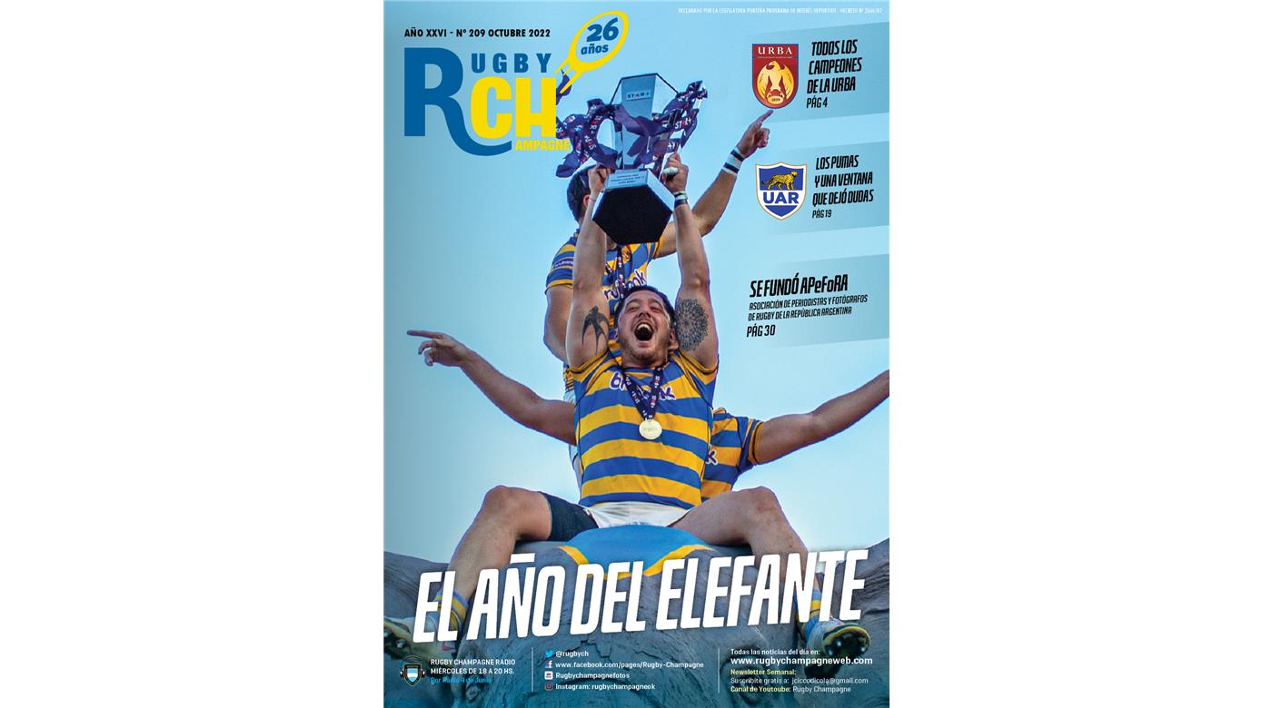 UNA NUEVA EDICIÓN DE LA REVISTA RUGBY CHAMPAGNE ESTÁ ENTRE NOSOTROS