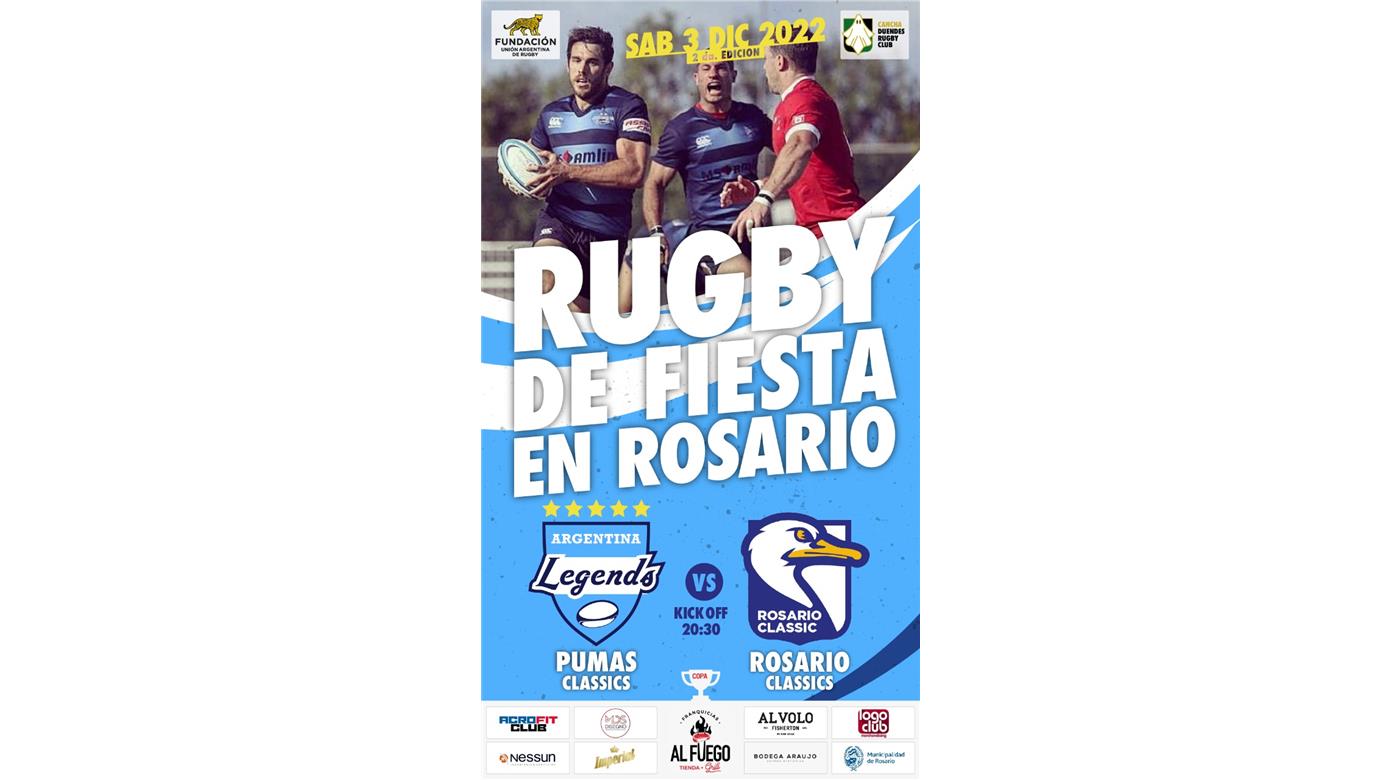  SE VIVIRÁ HOY EN DUENDES DE ROSARIO LA FIESTA DE LAS LEYENDAS DEL RUGBY