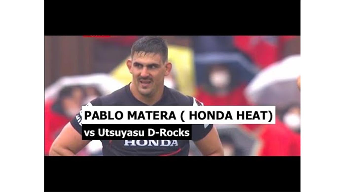 NUEVO TRY DE PABLO MATERA PARA EL TRIUNFO DEL HONDA HEAT EN JAPÓN