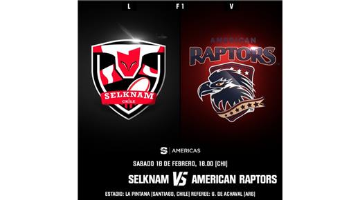 SELKMAN, EL SUBCAMPEÓN DEL SLAR 2022 RECIBE AL DEBUTANTE  AMERICAN RAPTORS
