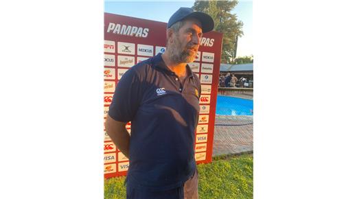 NACHO FERNÁNDEZ LOBBE CONFORME CON EL ENTRENAMIENTO DE PAMPAS PARA EL AMISTOSO CON HAWS