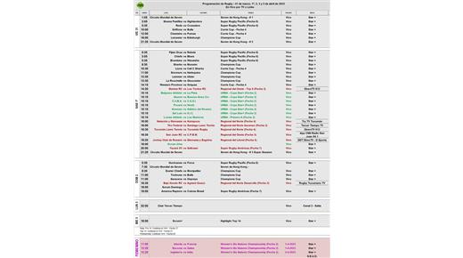 TODOS LOS PARTIDOS DEL FIN DE SEMANA QUE SE PODRÁN VER POR TV, CABLE Y STREAMING ESTÁN ACÁ
