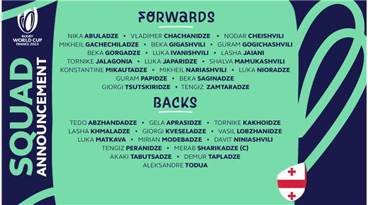 GEORGIA DEFINIÓ EL EQUIPO Y SE JUEGA A TODO O NADA ANTE FIJI 