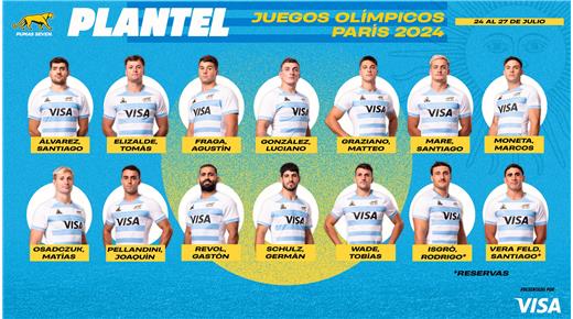 LOS PUMAS 7S YA TIENEN LOS HORARIOS CONFIRMADOS PARA SUS PARTIDOS EN LOS JJOO DE PARIS