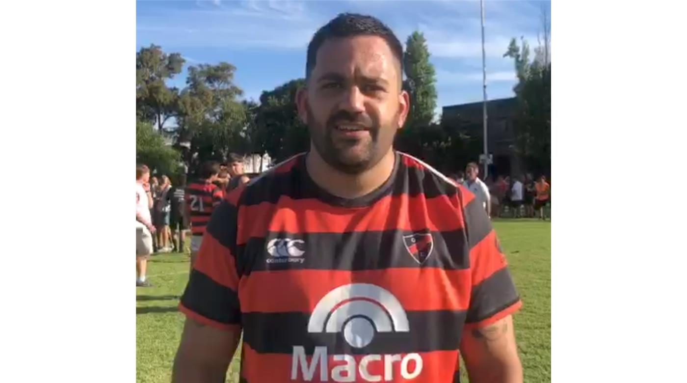 MATÍAS REBELLADO: “TENEMOS QUE MEJORAR EN ATAQUE PERO ME VOY CONTENTO CON EL ESFUERZO”