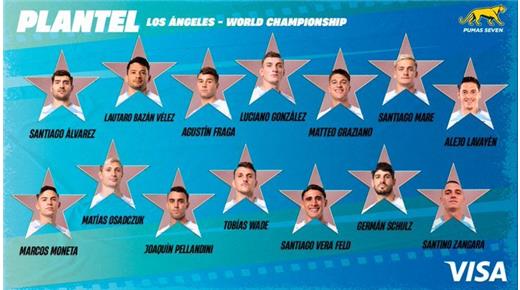 LOS PUMAS SEVEN TIENE EL PLANTEL DEFINIDO PARA VIAJAR A LOS ÁNGELES A JUGAR LA GRAN FINAL