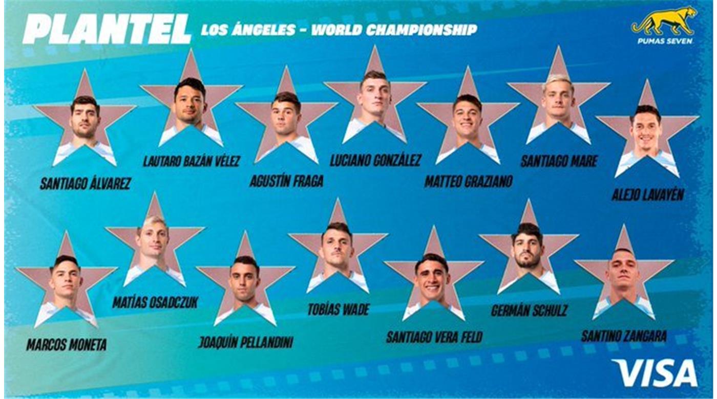 LOS PUMAS SEVEN TIENE EL PLANTEL DEFINIDO PARA VIAJAR A LOS ÁNGELES A JUGAR LA GRAN FINAL