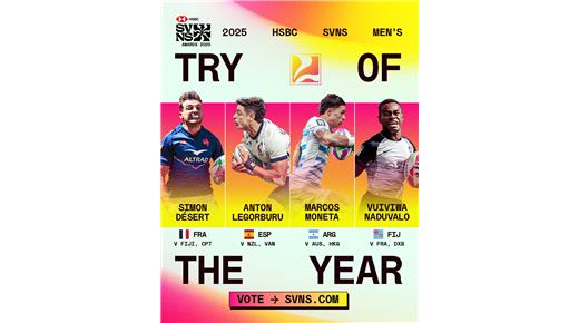 MARCOS MONETA FIGURA EN LA TERNA DE LOS MEJORES TRIES DEL CIRCUITO DE ESTA TEMPORADA