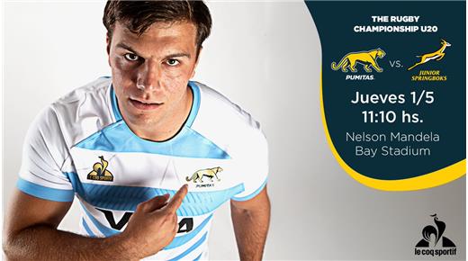 DESDE LAS 11.05HS, CON TV EN DIRECTO, LOS PUMITAS DEBUTAN EN EL RUGBY CHAMPIONSHIP
