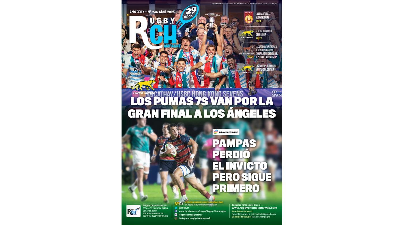 UNA NUEVA REVISTA CON TODO LO QUE BUSCAS DEL RUGBY NACIONAL E INTERNACIONAL 