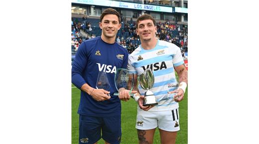 "LA TOPADORA" LUCIANO GONZÁLEZ ES EL JUGADOR DEL AÑO Y MARCOS "EL RAYO" MONETA GANÓ AL MEJOR TRY DE LA TEMPORADA