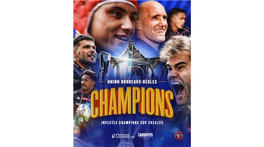 CON GUIDO PETTI ENTRE SUS FIGURAS EL BORDEAUX LE GANÓ A NORTHAMPTON Y ES EL CAMPEÓN DE LA CHAMPIONS CUP 